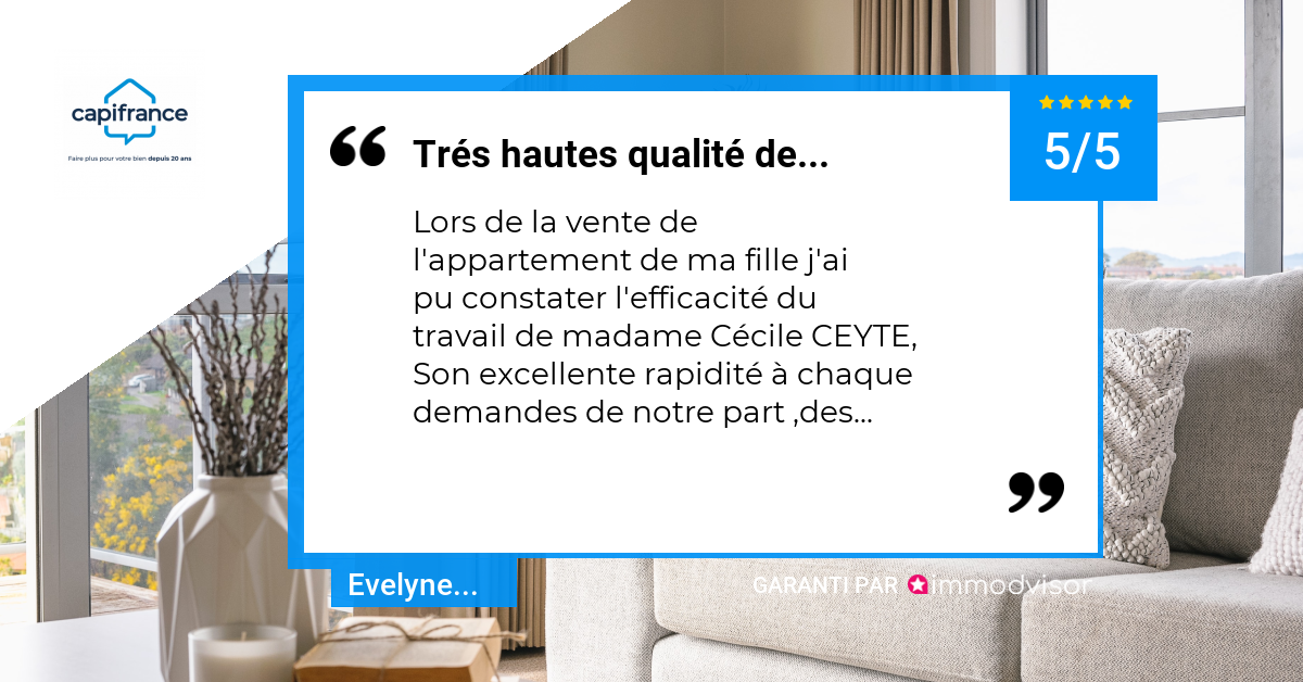 Un témoignage d'une cliente