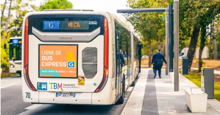 La ligne G du bus express en circulation