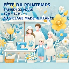 On s’y retrouve ? 🎉 Rendez-vous au Village Made in France, samedi 22 mars