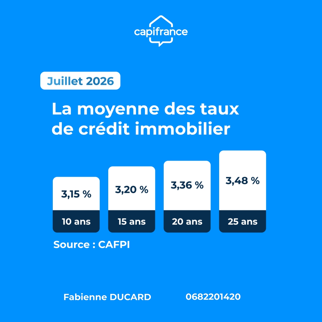 Mise à jour des taux Euros - Juillet 2026