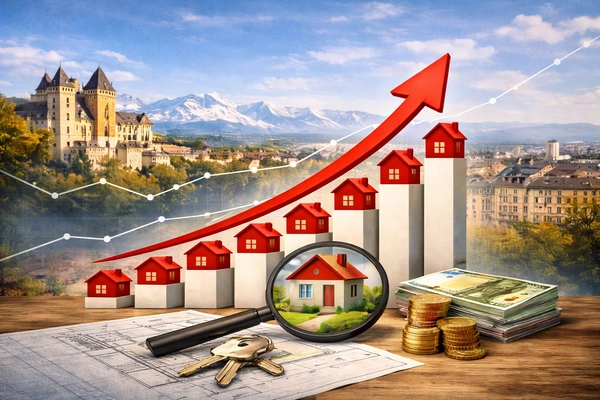 Prix immobilier à Pau : évolution du marché ces 10 dernières années