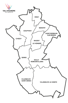 Le Val d’Europe en Île-de-France, Le territoire & compétences