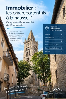 Immobilier : les prix repartent-ils à la hausse à Embrun et alentours ?