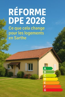 DPE 2026 : ce qui change pour les logements en Sarthe