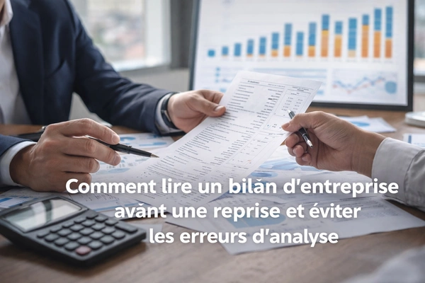 Analyser le bilan d’une entreprise avant reprise : méthode et pièges