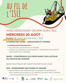 journée au fils de l'isle le 20 août