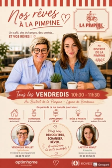 CAFE IMMOBILIER A LIGNAN-DE-BORDEAUX : CONSEILS ET ACCOMPAGNEMENT