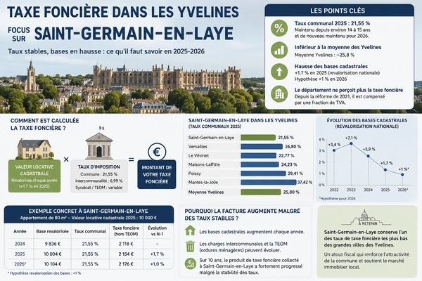 TAXE FONCIERE Ou en est on dans les Yvelines?