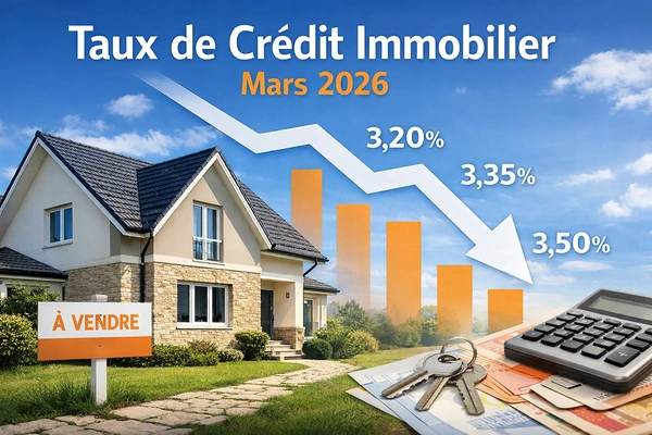 Taux de crédits immobilier en Mars 2026