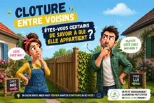 ⚖️ Clôture entre voisins : êtes-vous certain de savoir à qui elle appartient ?