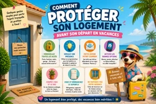 Départ en vacances - reflexes simples pour protéger son logement