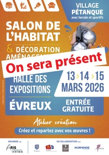 Notre présence au Salon de l’Habitat d’Évreux
