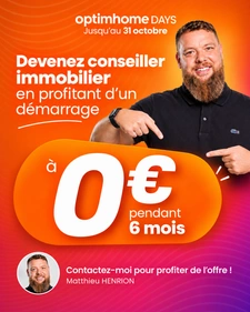 Recrutement immobilier Évreux (27) : Optimhome 6 mois offerts