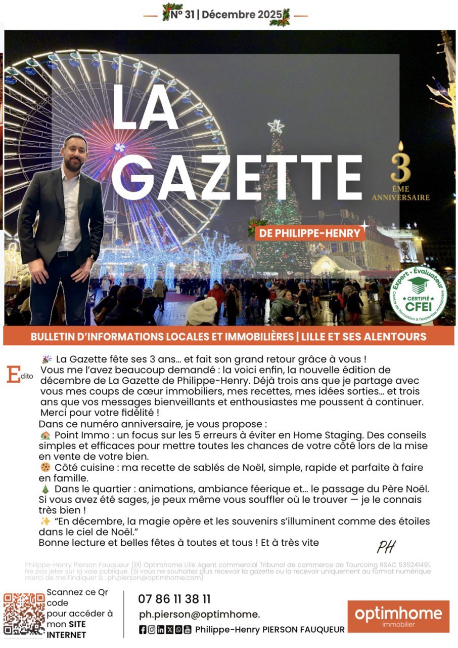 Elle est de retour! La gazette de Philippe-Henry n°31 (décembre 2025)