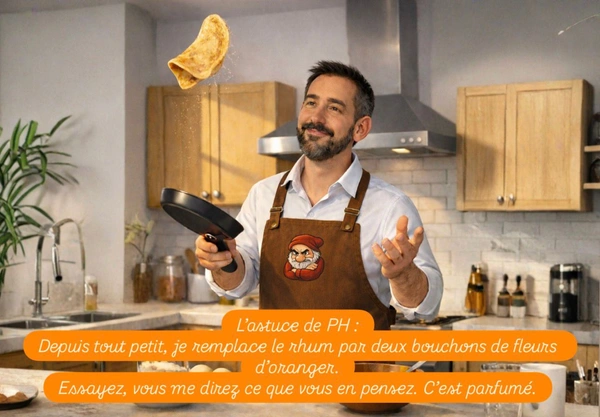 Recette Pâte à crêpes de Philippe-Henry
