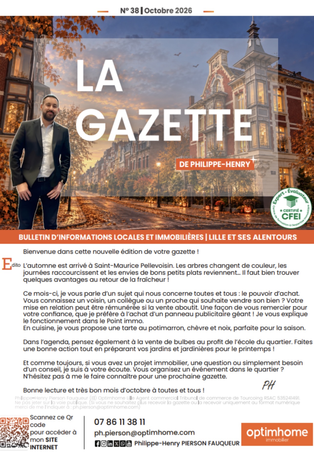 Gazette d’octobre 3026