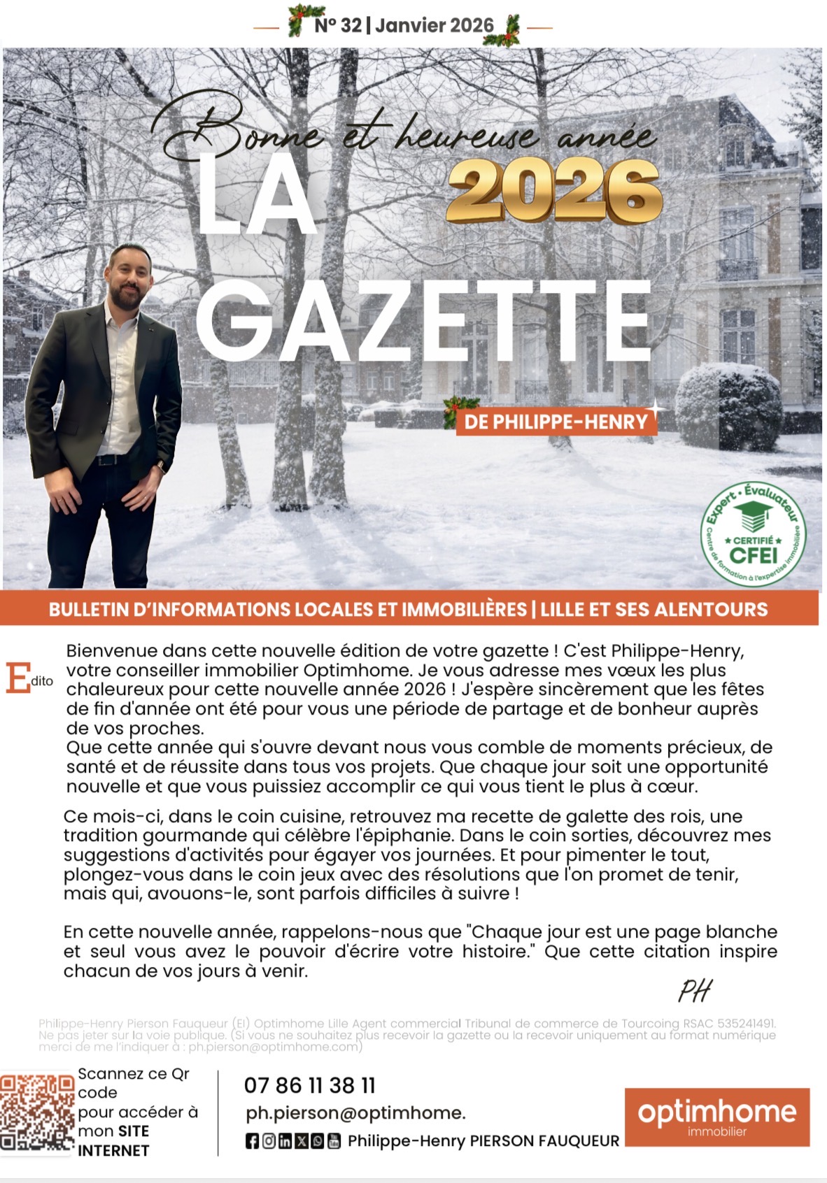 Gazette de Philippe-Henry n°32 janvier 2026