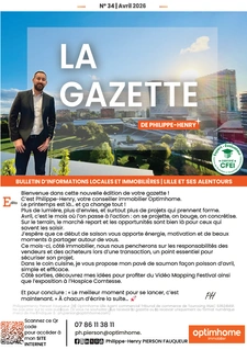 Gazette de Philippe-Henry Avril 2026