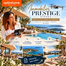 Immobilier Prestige Hyères : Villa Vue Mer et Drone sur le Littoral Varois 83400