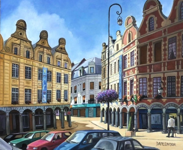 Arras et Dainville à travers les yeux de l'artiste Jean-François Damlencour