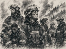 Merci à nos pompiers, ces femmes et ces hommes qui affrontent le feu