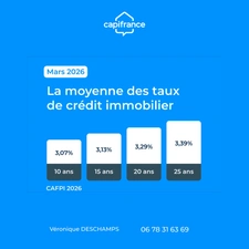 Les taux en mars 2026