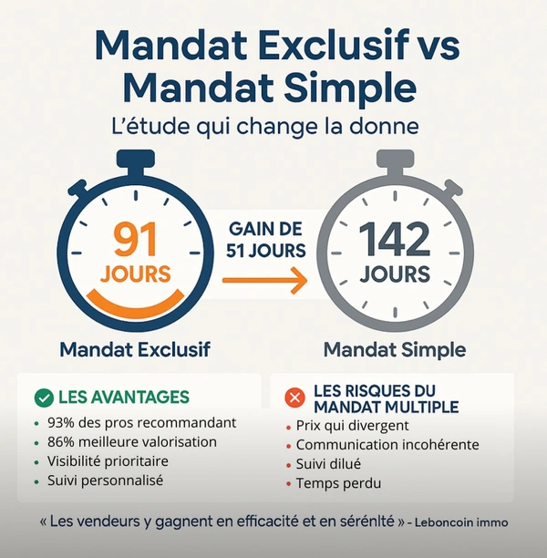 Pourquoi votre vente gagne en efficacité avec le mandat exclusif ?