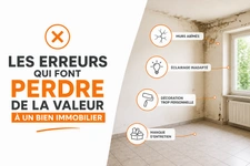 Les erreurs qui font perdre de la valeur à un bien immobilier