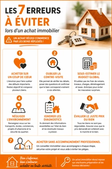 Les 7 erreurs à éviter lors d’un achat immobilier