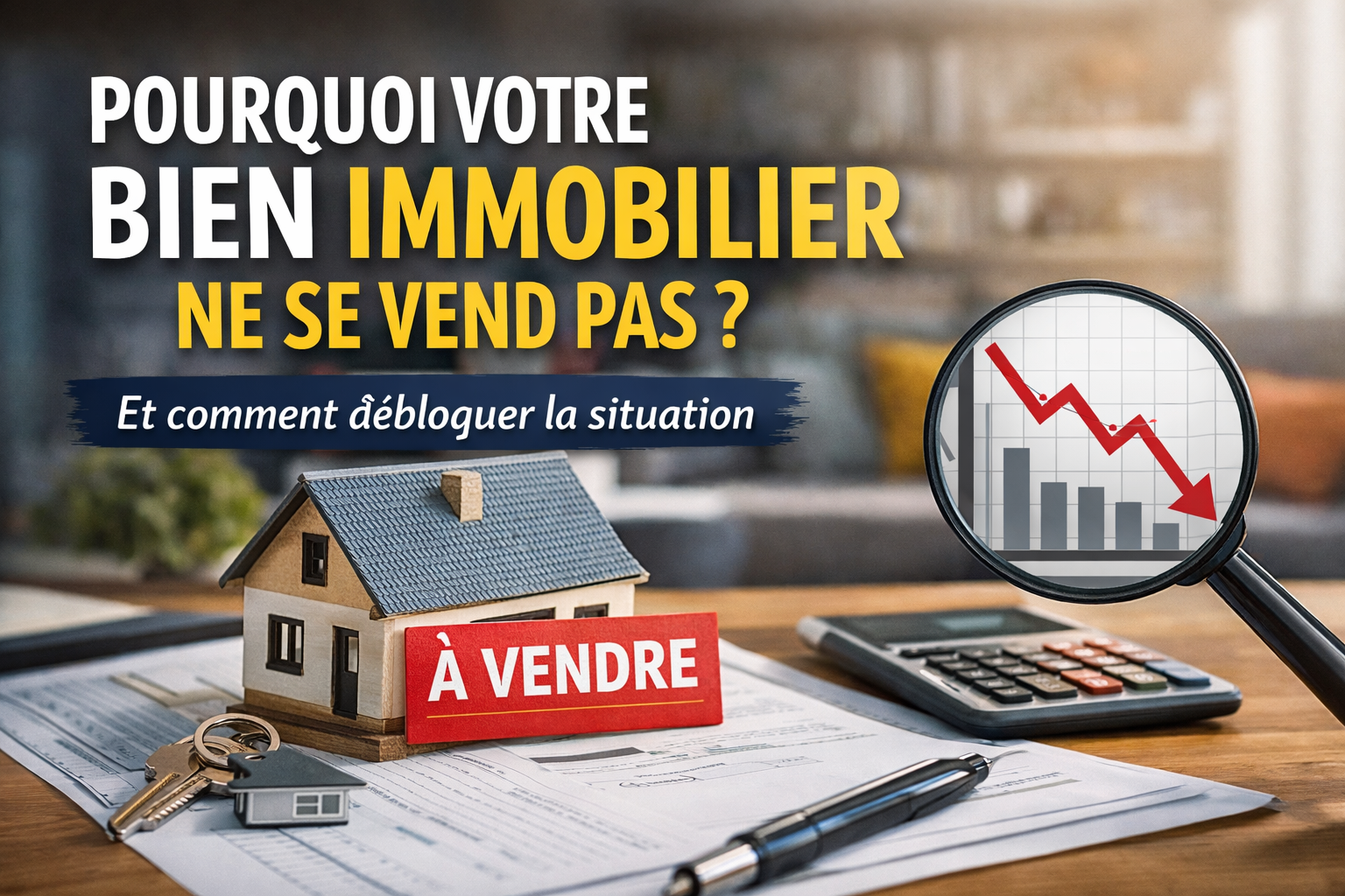 Pourquoi un bien immobilier ne se vend pas ?!
