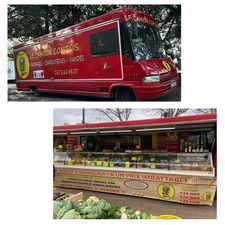 UN BOUCHER/CHARCUTIER SUR LE MARCHÉ D'ALLEINS