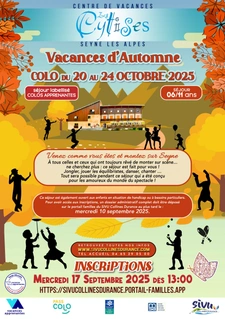 SIVU Collines Durance – séjour d’automne 2025 – inscriptions