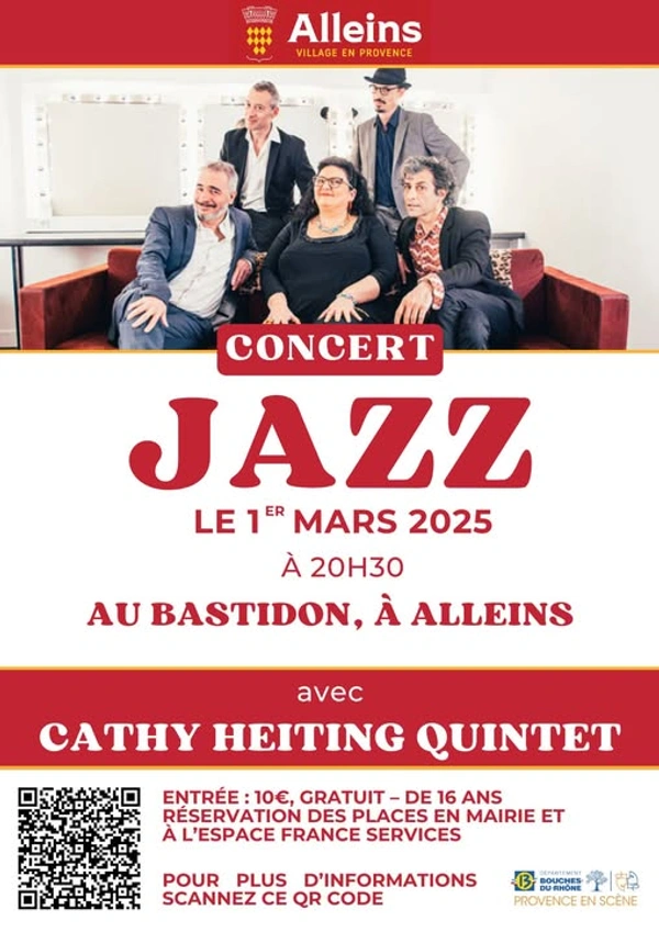 CONCERT JAZZ  01 mars 2025 à 20h30 au Bastidon