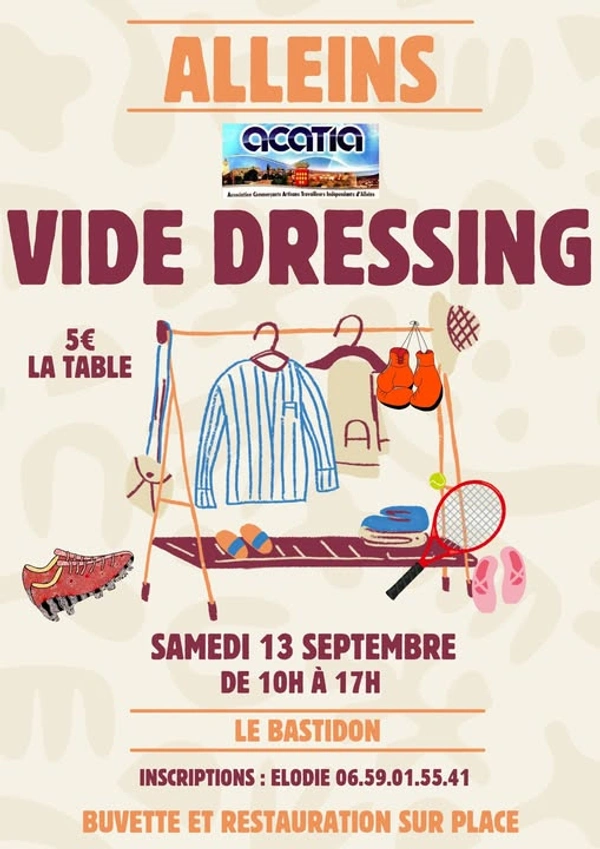 VIDE DRESSING   le 13 septembre 2025