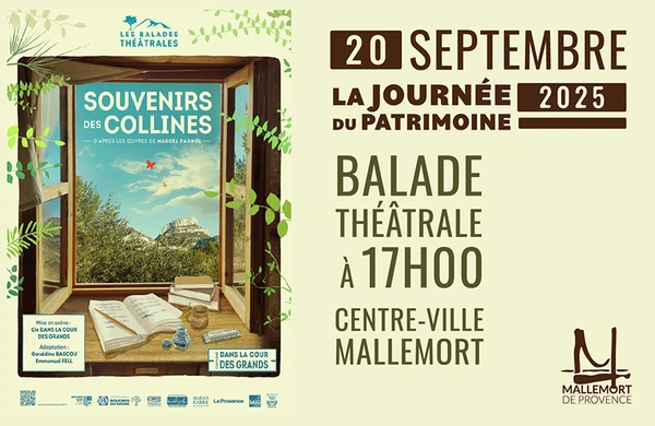 Balade théâtrale samedi 20 septembre 2025 à 17h
