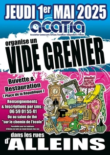 Vide grenier du 1er mai de l'ACATIA