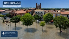 Zones inondables au Lauragais : vérifier le risque avant d’acheter ou vendre