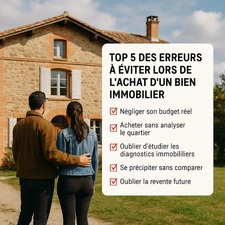 🏡 Top 5 des erreurs à éviter lors de l’achat d’un bien immobilier