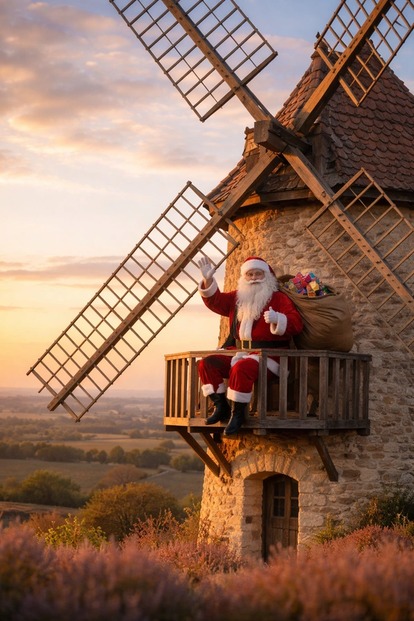 Si le Père Noël vendait sa maison dans le Lauragais…