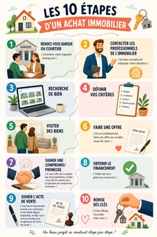 Les 10 étapes clés pour réussir son achat immobilier