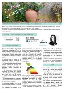 FLASH INFO DE L'IMMO - 1 -