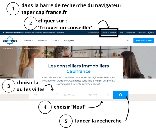 Votre conseiller Capifrance : votre allié pour l'achat d'un logement neuf !