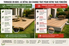 🏡 Deux voisins, la même terrasse en bois… mais des taxes foncières différentes !