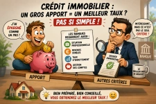 🏡 Crédit  : faut-il augmenter son apport pour obtenir un meilleur taux ?