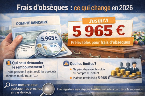 Frais d’obsèques : ce qui change en 2026