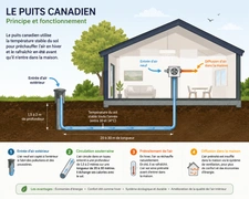 Le puits canadien : la solution écologique qui séduit les maisons de demain