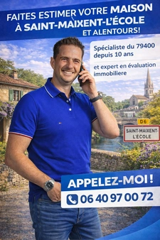 Saint Maixentais depuis 1996, je propose une expertise immobilière locale et un accompagnement sans faille.