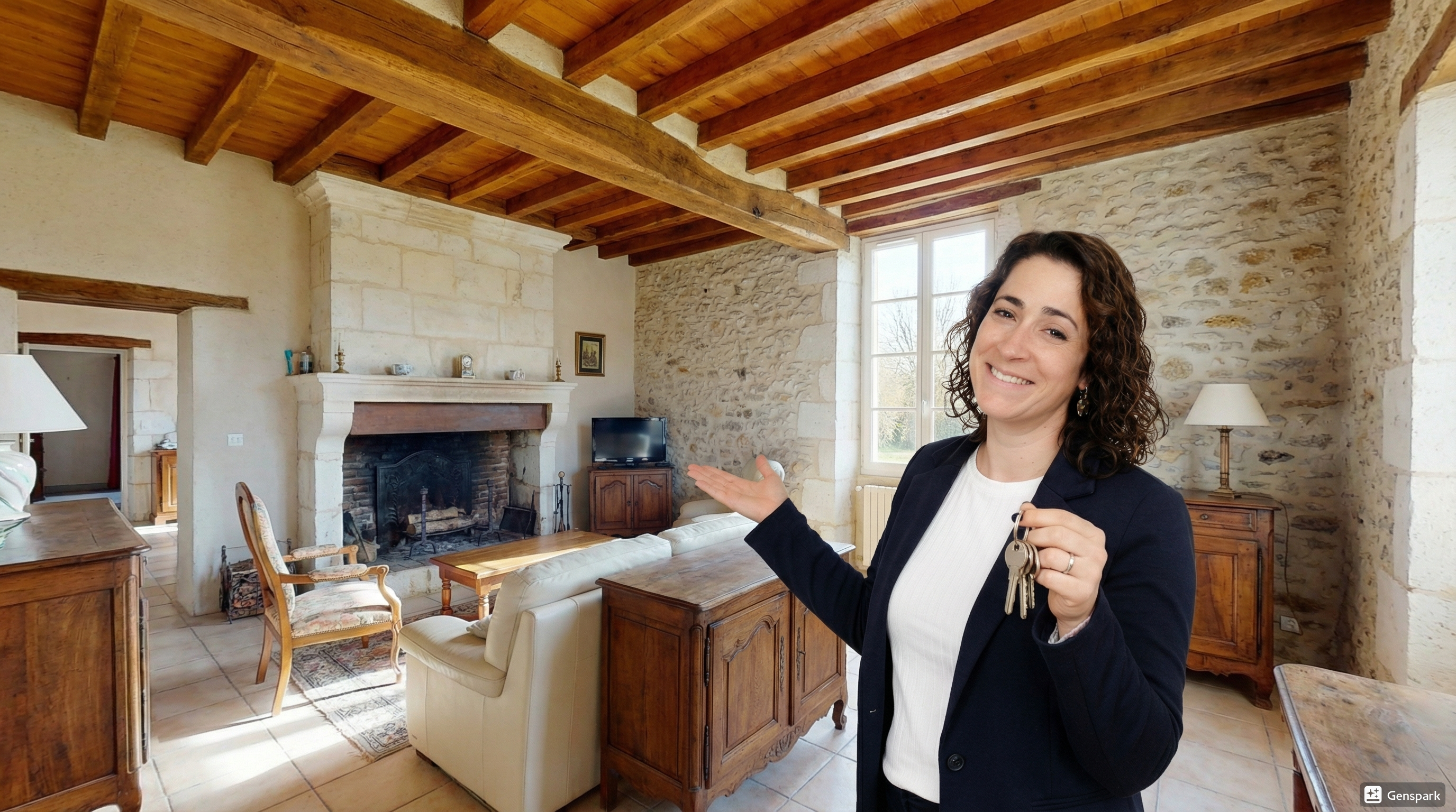 Mélanie Riandière, independent real estate advisor in La Flèche and the surrounding areas