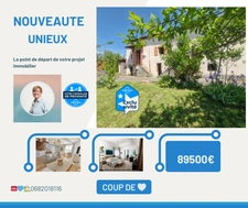 NOUVEAUTE FERME MITOYENNE A RENOVER A UNIEUX
