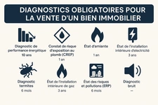 QUELS SONT LES DIAGNOSTIQUES OBLIGATOIRES EN CAS DE VENTE D'UN BIEN IMMOBILIER